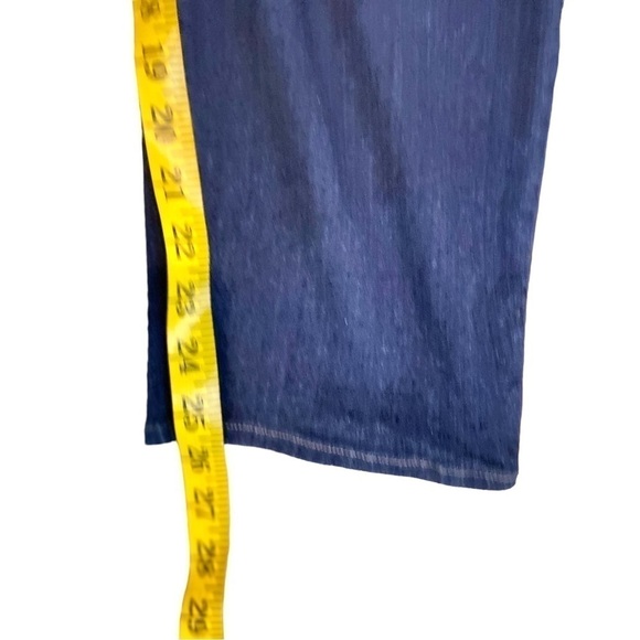 NYDJ dark Wash pull on cropped stretch denim high waisted 12 inch rise jeans 22W - Picture 4 of 7